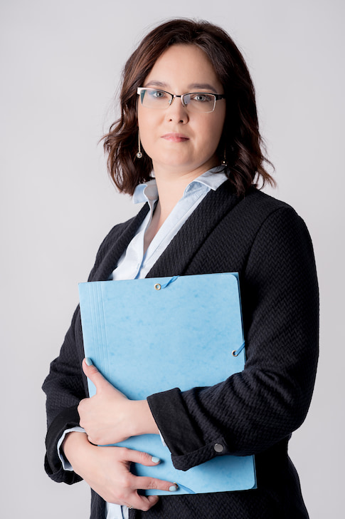 Prowadząca kurs dla ósmoklasysty z angielskiego.